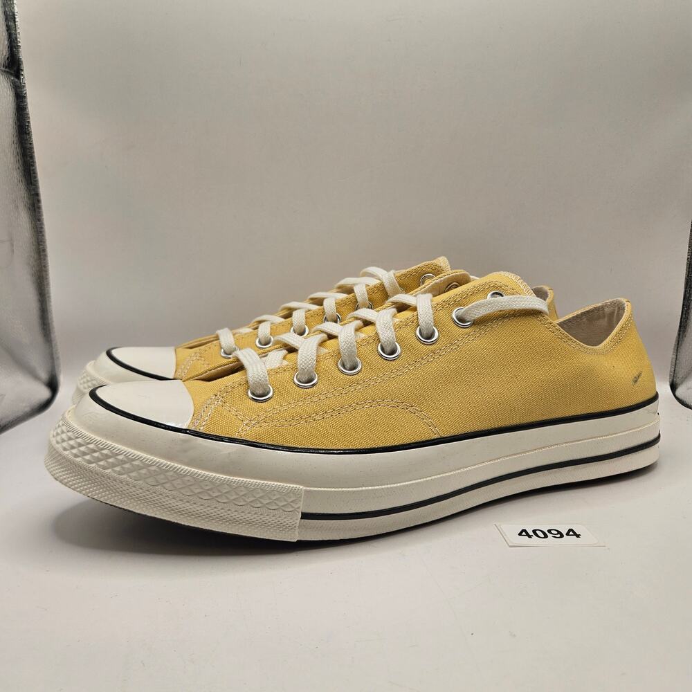 CONVERSE MEN'S 13 CHUCK 90 CLASSIC LOW TOP CANVAS SNEAKERS BANANA YELLOW A10528F